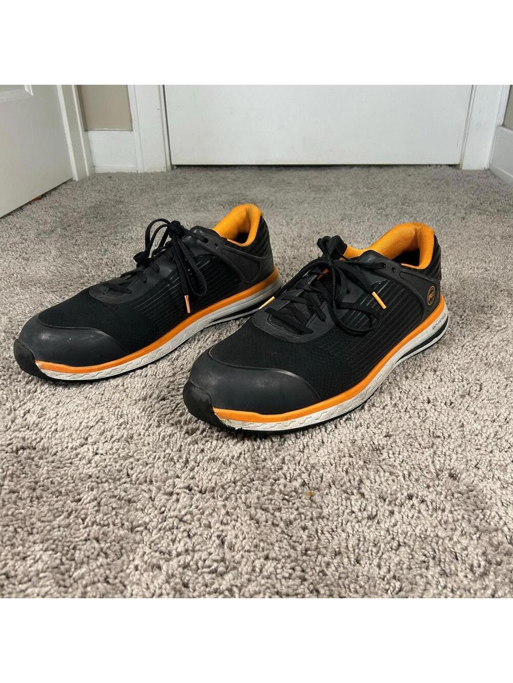 Timberland Men's Black and Orange Trainer
